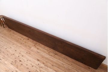 ◆特大!幅3.5m　古い欅材　一枚板(カウンター、古材、材料)