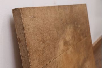アンティーク雑貨　アンティーク　使い込まれた栗材の天板(作業台、テーブル、古材、材料)