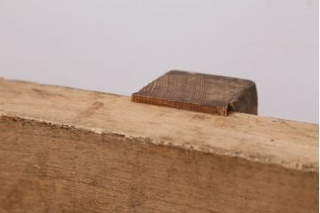 アンティーク雑貨　アンティーク　使い込まれた栗材の天板(作業台、テーブル、古材、材料)