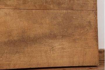 アンティーク雑貨　アンティーク　使い込まれた栗材の天板(作業台、テーブル、古材、材料)