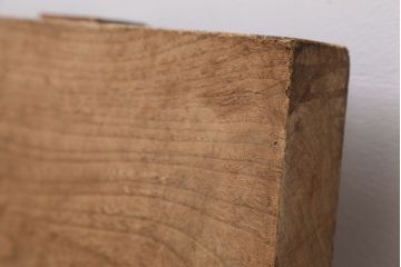 アンティーク雑貨　アンティーク　使い込まれた栗材の天板(作業台、テーブル、古材、材料)