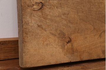 アンティーク雑貨　アンティーク　使い込まれた栗材の天板(作業台、テーブル、古材、材料)
