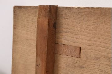 アンティーク雑貨　アンティーク　使い込まれた栗材の天板(作業台、テーブル、古材、材料)