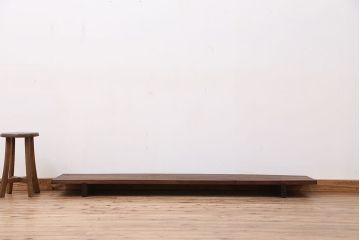 アンティーク家具　アンティーク　古い木の一枚板裁ち板(テーブル、作業台)