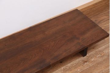 アンティーク家具　アンティーク　古い木の一枚板裁ち板(テーブル、作業台)