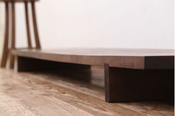 アンティーク家具　アンティーク　古い木の一枚板裁ち板(テーブル、作業台)