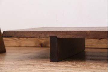 アンティーク家具　アンティーク　古い木の一枚板裁ち板(テーブル、作業台)