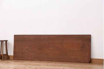 アンティーク家具　古い欅材の大きな一枚板(テーブル、古材、材料)