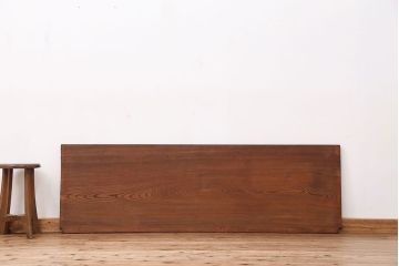 アンティーク家具　古い欅材の大きな一枚板(テーブル、古材、材料)