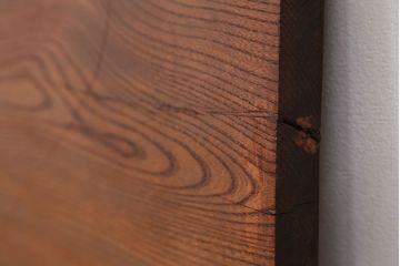 アンティーク家具　古い欅材の大きな一枚板(テーブル、古材、材料)