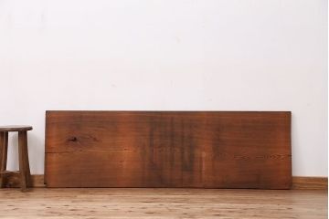 アンティーク家具　古い欅材の大きな一枚板(テーブル、古材、材料)