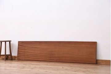 アンティーク家具　使い込まれた古材の天板　一枚板(テーブル、作業台、材料)