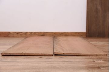 アンティーク雑貨　◆使い込まれた一枚板の古材　4枚セット(天板)
