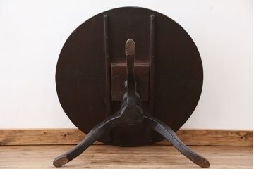 アンティーク家具　ジャンク品!海外製アンティークカフェテーブル