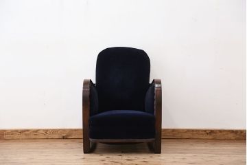 アンティーク家具　大正ロマン、古い洋館の1人掛けソファ?(椅子・イス)　　
