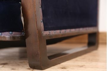 アンティーク家具　大正ロマン、古い洋館の1人掛けソファ?(椅子・イス)　　
