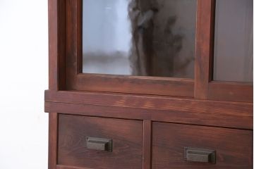 極上!美品!状態抜群の作りの上質な三尺引き出し収納棚(薬箪笥)