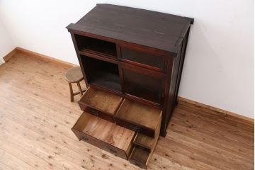 アンティーク家具　古民具・骨董　明治時代の時代箪笥
