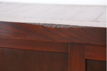 アンティーク家具　古民具・骨董　味のあるシンプルな収納棚(下駄箱、水屋箪笥)