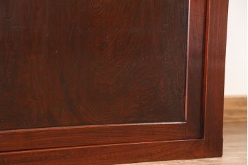 アンティーク家具　古民具・骨董　味のあるシンプルな収納棚(下駄箱、水屋箪笥)