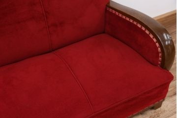 アンティーク家具　アンティーク　可愛いデザイン!大正ロマン　3人掛けソファ