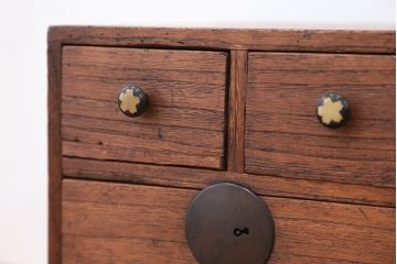 アンティーク家具　アンティーク　可愛いデザイン!総桐小引き出し(小物入れ)