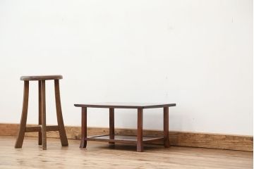 アンティーク家具　総欅!木目の素晴らしい花台