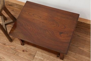 アンティーク家具　総欅!木目の素晴らしい花台