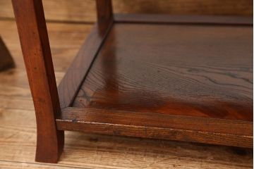 アンティーク家具　総欅!木目の素晴らしい花台