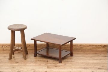 アンティーク家具　総欅!木目の素晴らしい花台