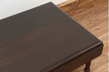 アンティーク家具　珍品!珍しいデザインの角ちゃぶ台