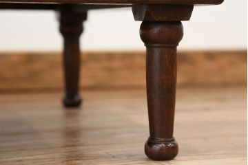 アンティーク家具　珍品!珍しいデザインの角ちゃぶ台