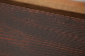 アンティーク家具　★古民具・骨董　大きな脚付き一枚板(テーブル・作業台)