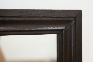 アンティーク雑貨　アンティーク　古い木枠の鏡(ミラー)