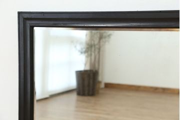 アンティーク雑貨　古い薬局のシックな鏡(ミラー・姿見)