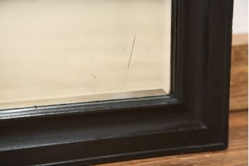 アンティーク雑貨　古い薬局のシックな鏡(ミラー・姿見)