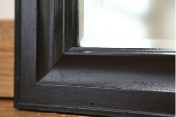 アンティーク雑貨　古い薬局のシックな鏡(ミラー・姿見)