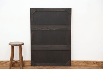 アンティーク雑貨　古い薬局のシックな鏡(ミラー・姿見)