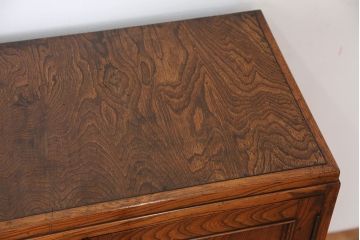 アンティーク家具　前面欅!木目の素晴らしい本箱