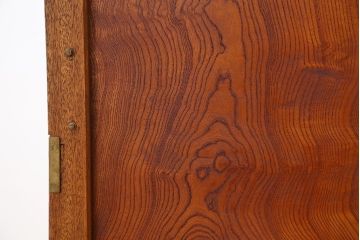 アンティーク家具　前面欅!木目の素晴らしい本箱
