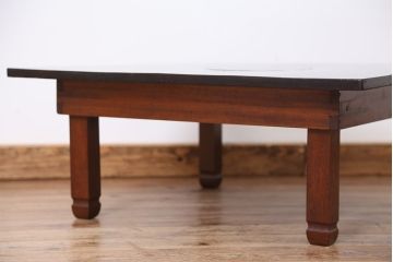 アンティーク家具　珍品!天板丸抜きのちゃぶ台