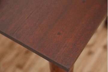 アンティーク家具　和風アンティーク!古い木の引き出し付きテーブル(作業台・机)