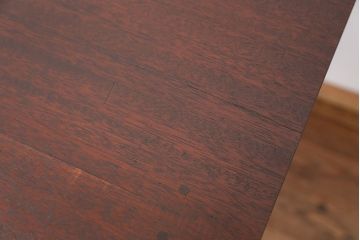 アンティーク家具　和風アンティーク!古い木の引き出し付きテーブル(作業台・机)
