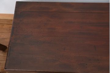 アンティーク家具　アンティーク　古い木のシンプルな文机(テーブル)
