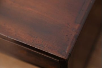 アンティーク家具　アンティーク　古い木のシンプルな文机(テーブル)