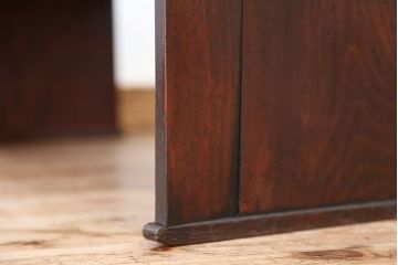 アンティーク家具　アンティーク　古い木のシンプルな文机(テーブル)
