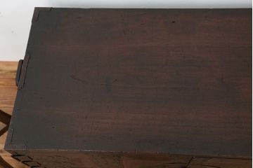 アンティーク家具　重厚!観音開き時代箪笥ローボード(ローチェスト)