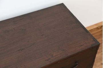 アンティーク家具　古民具・骨董　時代箪笥ローボード(ローチェスト)