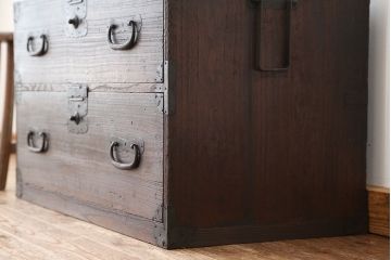 アンティーク家具　古民具・骨董　時代箪笥ローボード(ローチェスト)