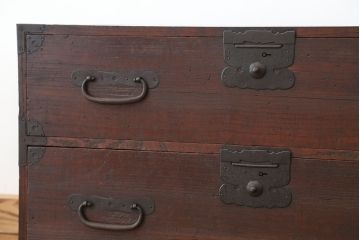 アンティーク家具　古民具・骨董　時代箪笥ローボード(ローチェスト)